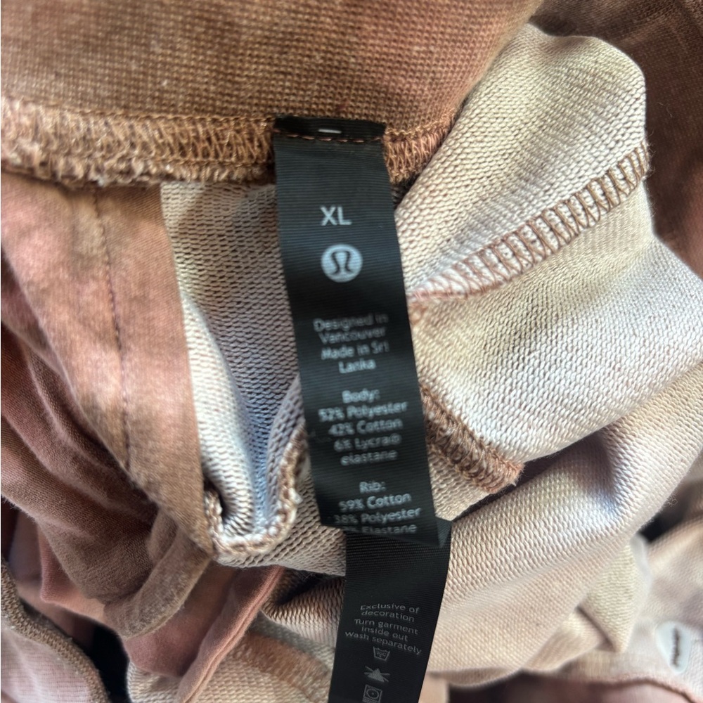 Lululemon Men's City Sweat Jogger French Terry Sweat-Pant's Med Brown Pink Clay - Picture 10 of 11